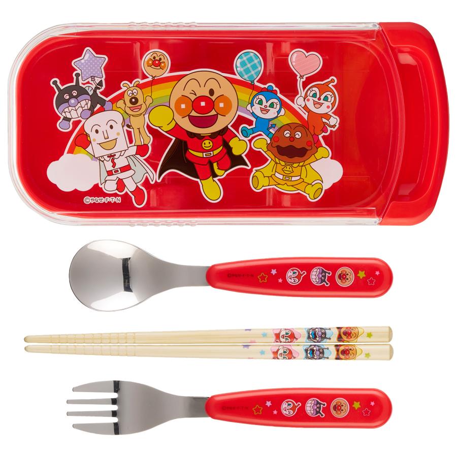 LEC アンパンマン トリオセット 子供用 キッズ 抗菌 名入れ LEC アンパンマン トリオセット 子供用 キッズ 抗菌 名入れ
