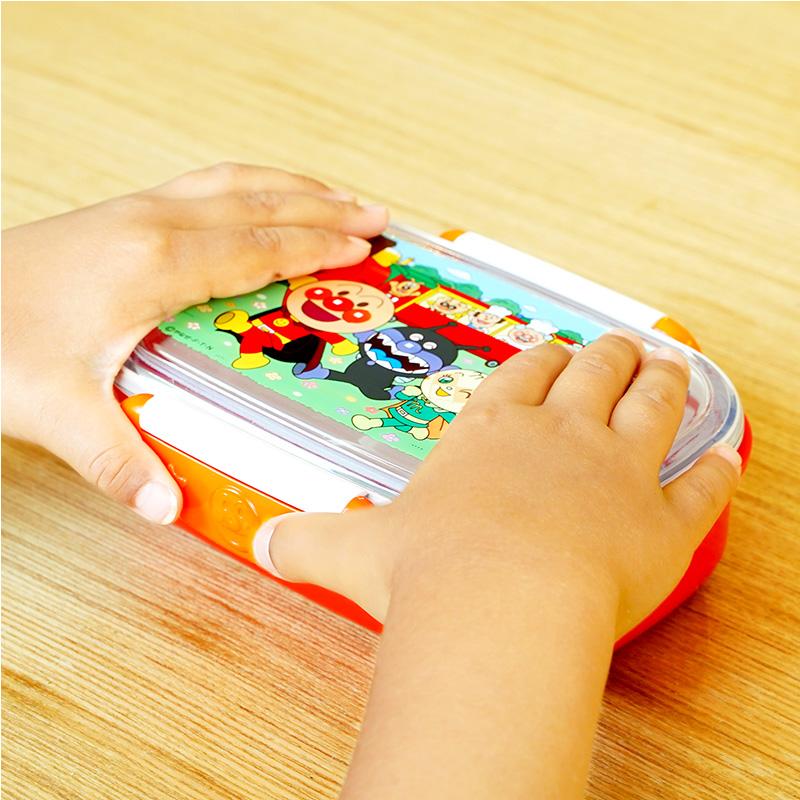 LEC（レック） アンパンマン お弁当箱 赤 電子レンジOK 食洗機OK 日本