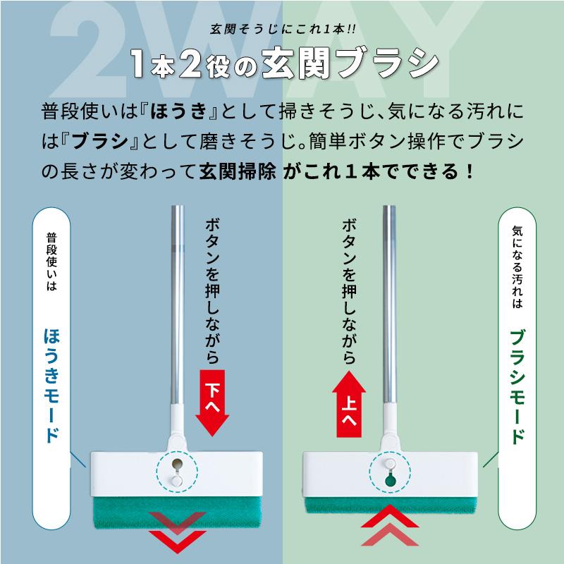 がくぶちにいれて丁寧に掃除などしていた愛用のある商品です(*^.^*) 激落ちくん 玄関 タイルブラシ 伸縮タイプ | レック公式オンライン