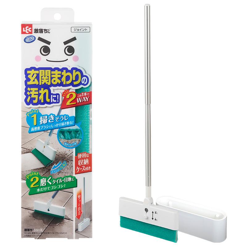 LEC（レック） 激落ちくん 掃ける 玄関タイルブラシ ジョイント 掃除
