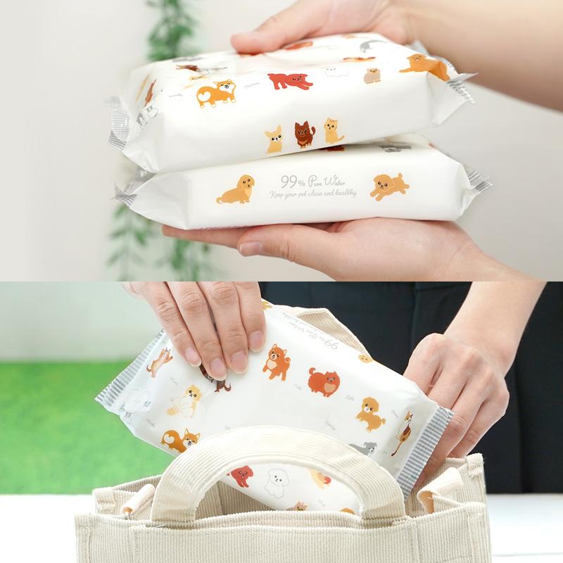 犬猫 ウェットシート 水99% ペット用ウェットシート 80枚 12個入 (960枚) ネット限定