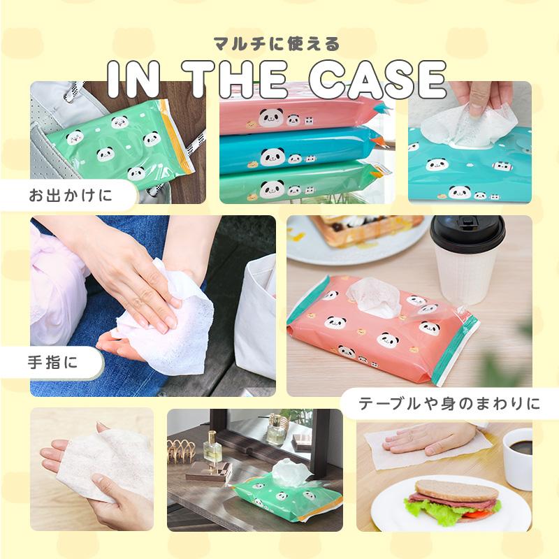 LEC（レック） お買いものパンダ！ ノンアルコール除菌シート 60枚×24