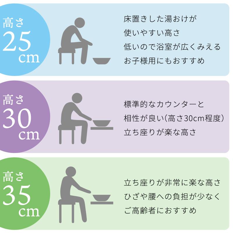 湯おけ と 風呂いす のセット３５ グレー 男前 かっこいい シンプル おしゃれ お買い得 お得 デニム｜lecdirect｜10