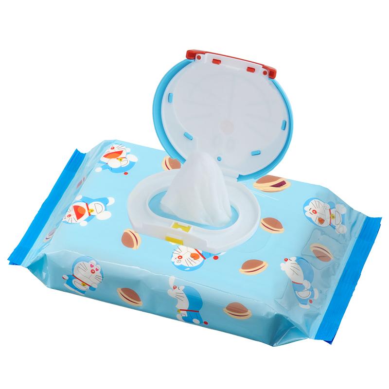 LEC（レック） ウェットティッシュ 80枚入×9個 ＆ ドラえもん フタ 1個