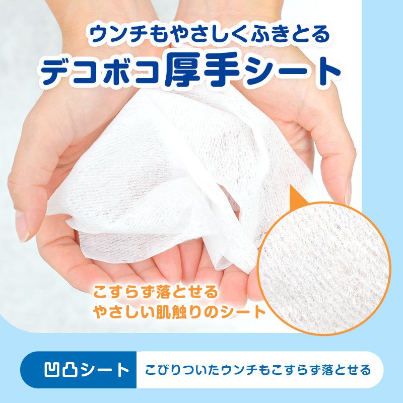 アンパンマン ばいきんまん おしりふきケース ＋ おしりふき 60枚×18Pセット お尻拭き ウェットティッシュケース ケース ウェットティッシュ 赤ちゃん レック | LEC | 06