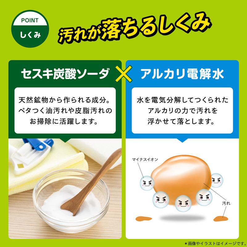 激落ちくん 超厚ウエットシート 30枚入　重曹1個＋セスキ1個＋クエン酸1個セット レック 激落くん 水拭き 拭き掃除 掃除 ウェットシート お掃除クロス lec | LEC | 12