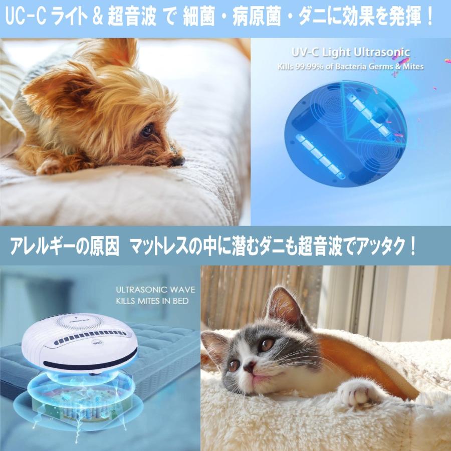【hope】18KPa強力吸引 65℃熱風乾燥 UV除菌 超音波 ダニ退治 めざましテレビで大反響 自動除菌ロボット [ROCKUBOT]ロック