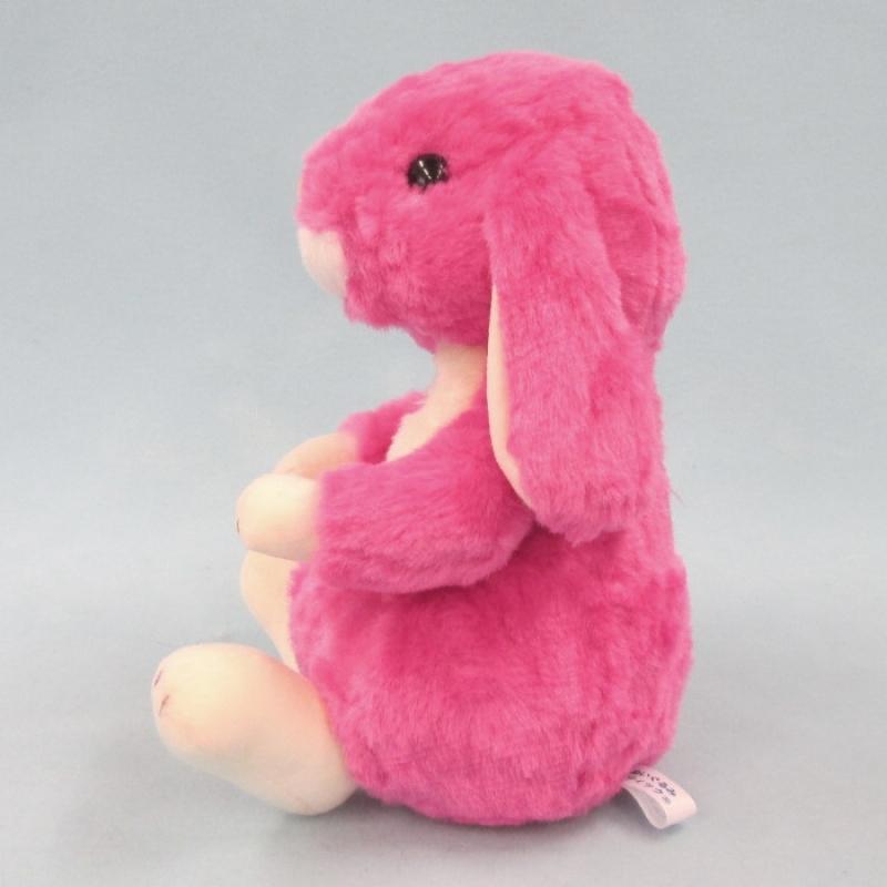 うさぎ ぬいぐるみ ロップイヤー ウサギ フューシャ ピンク Mサイズ