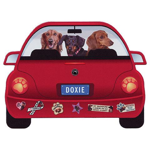 犬 マグネット 車 ダックスフンド グッズ おしゃれ かわいい