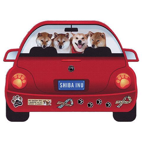 メール便送料無料 カーステッカー レッドカー ペット マグネット From Usa 柴犬 プレゼント ギフト 8 Lechien 通販 Yahoo ショッピング