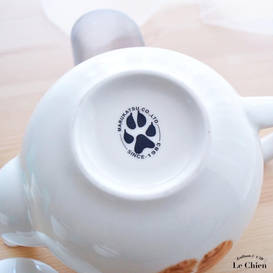 犬 ダックスフンド ティーポット 茶こし付き かわいい 急須 お茶 紅茶