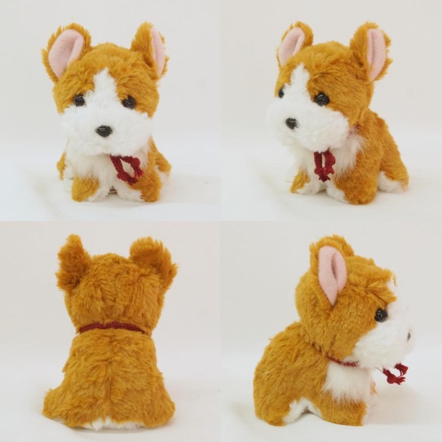 犬のぬいぐるみ コーギー プチお座りドッグ 小さな ぬいぐるみ
