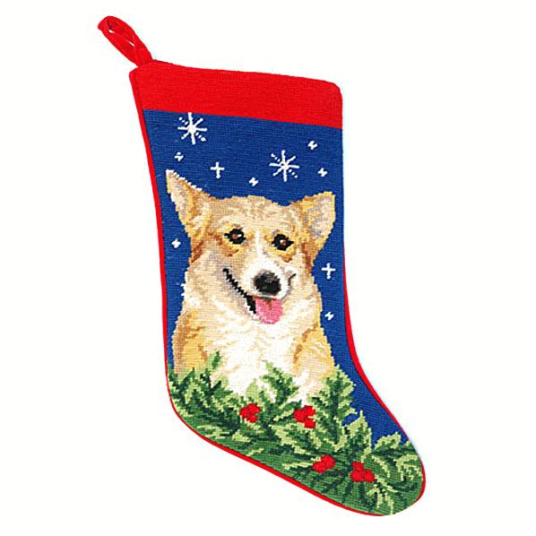 ニードルポイントのクリスマス ストッキングl コーギー 4 From Usa 犬グッズ クリスマス 犬雑貨 イベント ギフト プレゼント 飾り デコレーション Www Supersport Tn