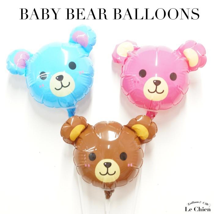 115円 週末限定タイムセール スティックバルーン 可愛いくまちゃん フォトプロップス 風船 クマ ベビーベア 誕生日 飾り付け デコレーション バースデー 装飾 ギフト プレゼント かわいい