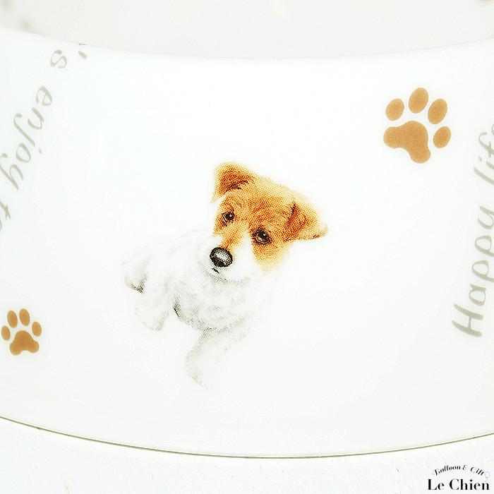 ペットフードボウル《ジャックラッセル》わんコレ ワンコレ ペットグッズ 犬フードボウル 給水器 日本製 エサ入れ ギフト プレゼント 誕生日 記|lechien|02