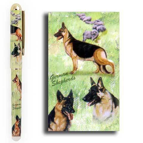メール便発送 インクペン シェパード 新色 世界的に有名な動物画家 ルス メイステッド さんデザイン ボールペン ペン 文房具 動物 犬グッズ グッズ アニマル