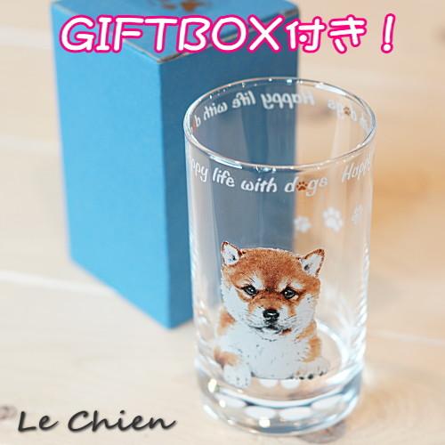 グラス タンブラー(柴犬)犬 ガラスのコップ 日本製 230cc わんコレ