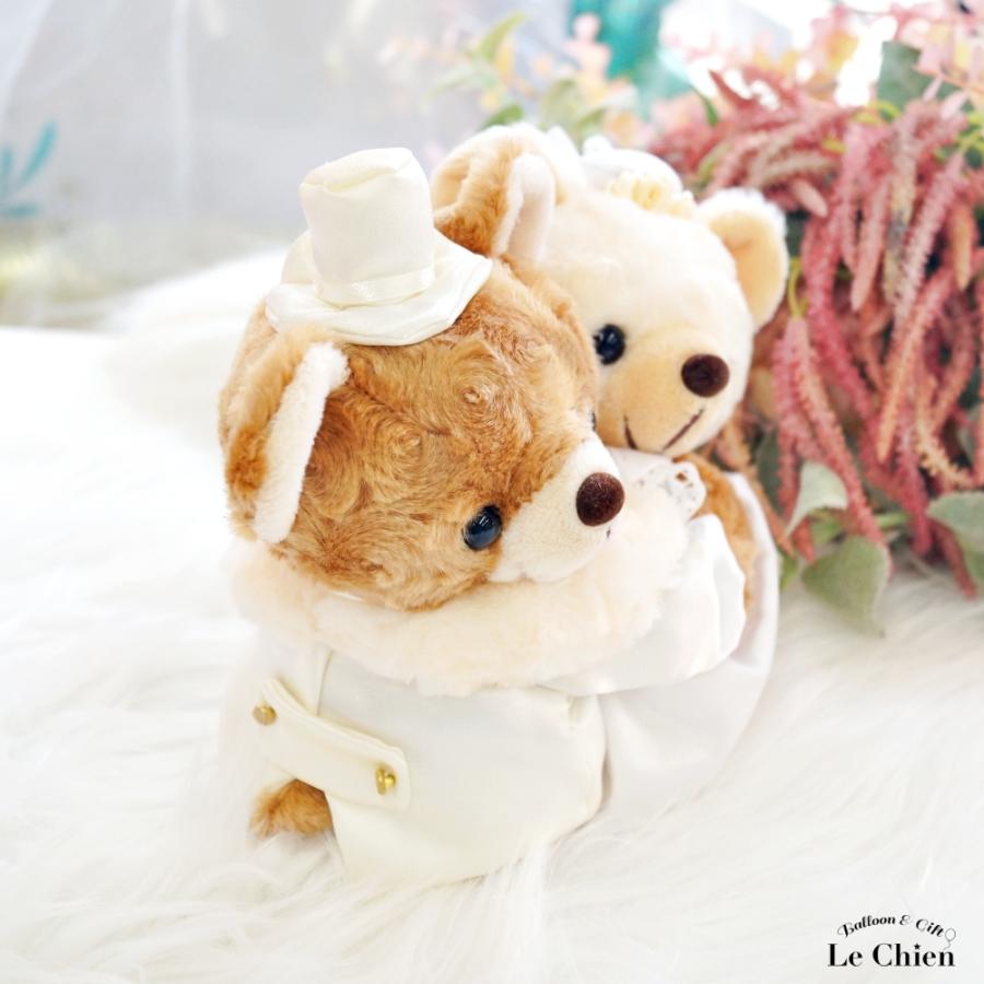 ウェルカムドール 電報 祝電 くま クマ 完成品 結婚式 ウェディング