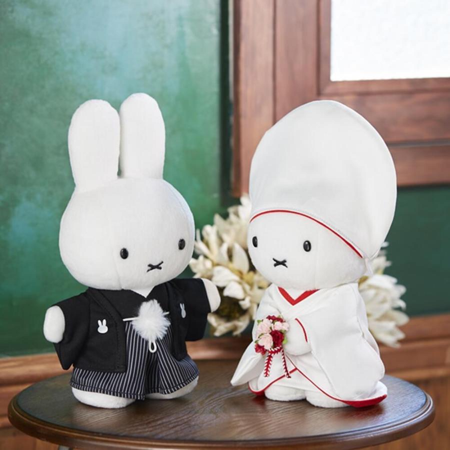 ミッフィー ウェディングドール 和装 ブルーナ ぬいぐるみ 祝電