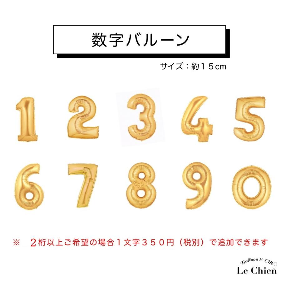 バルーン 誕生日 数字が選べる ドラえもん 恐竜バースデーアレンジ バルーンギフト バースデー プレゼント パーティー｜lechien｜03