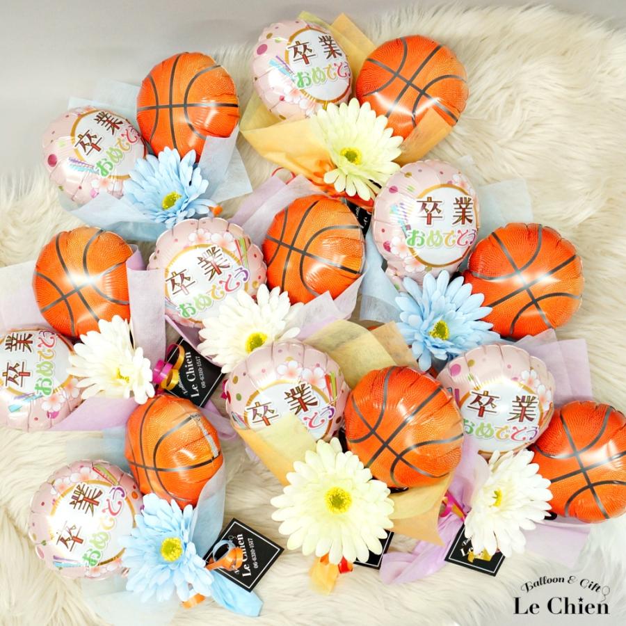 サッカー/野球/バスケバルーンブーケ｜部活 クラブ 卒団 引退 卒業