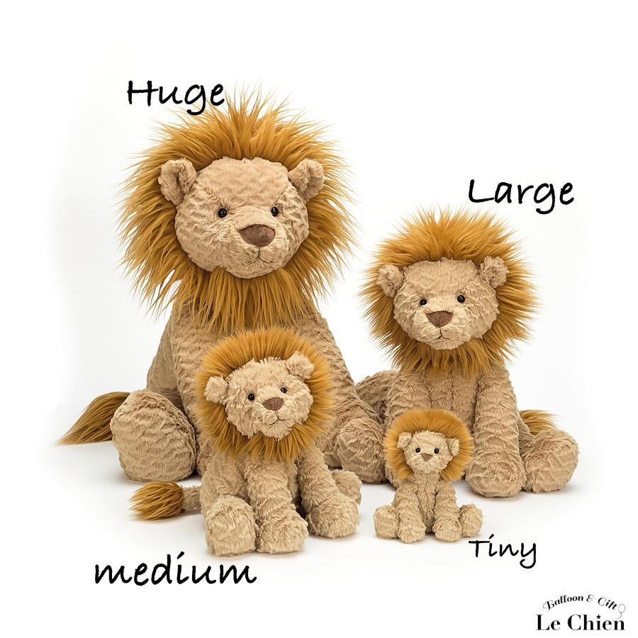 ジェリーキャット Fuddlewuddle Lion ぬいぐるみ Jellycat Bashful