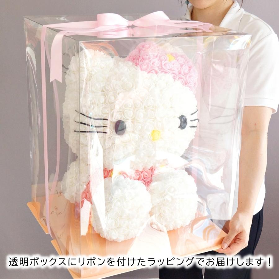 ハローキティ フラワー ローズ バラ 人形 ギフト フェイクフラワー 