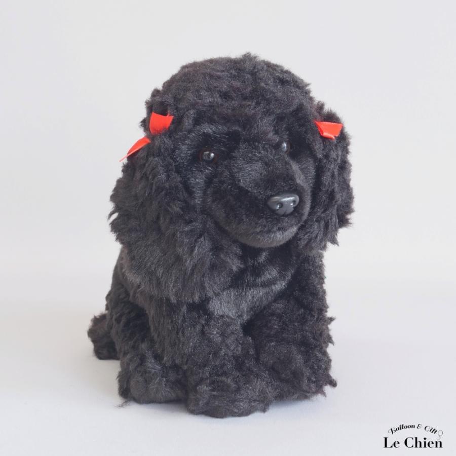 犬のぬいぐるみ プードル 黒 Faithful Friends 大 Momo Fpb03 Lechien 通販 Yahoo ショッピング
