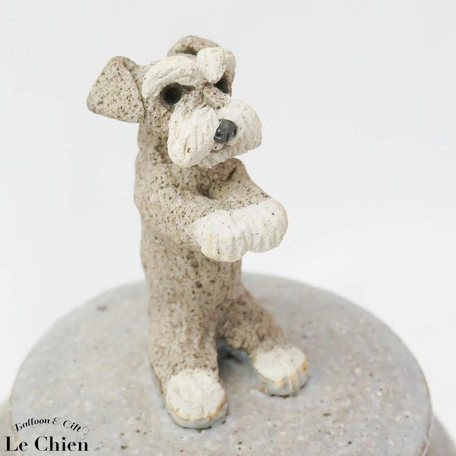 骨壺 肉球ポット シュナウザー 犬 お悔やみ 贈り物 ペット用仏具 お香