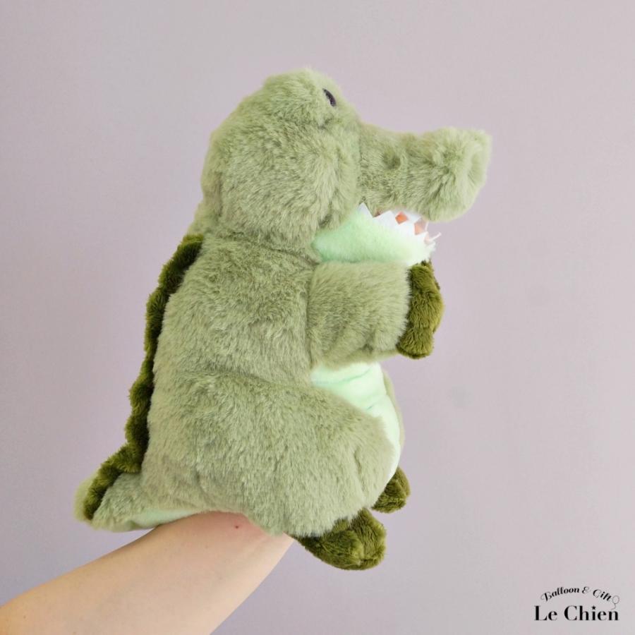 パペット ワニ ワーリー ハンドパペット 指人形 アニマルパペット 動物