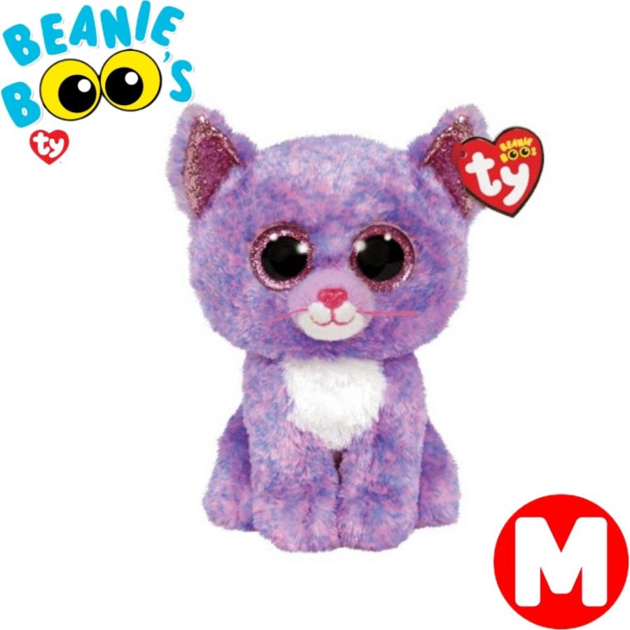 Ty ぬいぐるみ ビーニーブーズ ねこ 猫 キャシディー Mサイズ 動物 Beanie Boo S あす楽 誕生日 プレゼント ぬい撮り キラキラ アメリカ インテリア ギフト Ty Lechien 通販 Yahoo ショッピング
