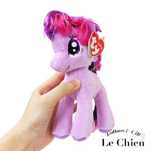 pink my little pony with balloons