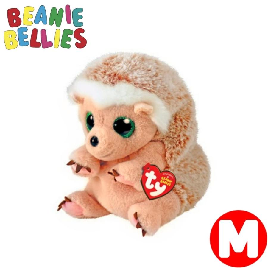 Ty ぬいぐるみ ハリネズミ Beanie Bellies バンパー Mサイズ ビーニー