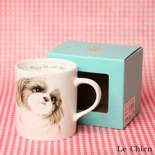 ペア 2個セット マグカップ わんコレ ロイヤルシーズー 犬食器 犬