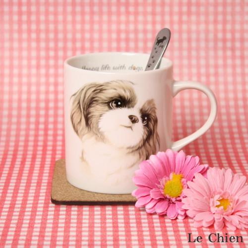ペア 2個セット マグカップ わんコレ ロイヤルシーズー 犬食器 犬