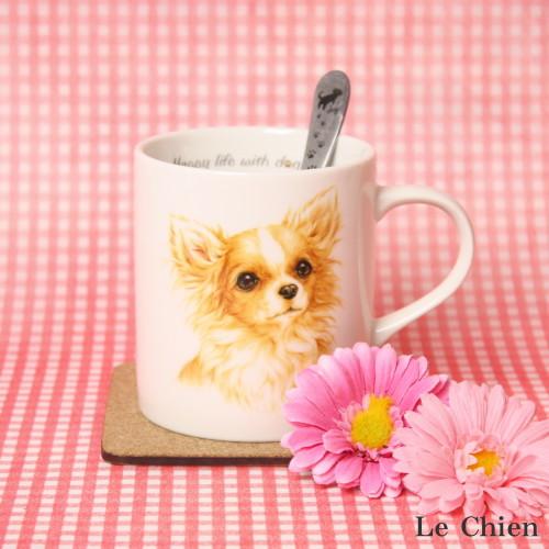 ペア 2個セット わんコレマグカップ ロイヤルチワワ 犬食器 犬モチーフ