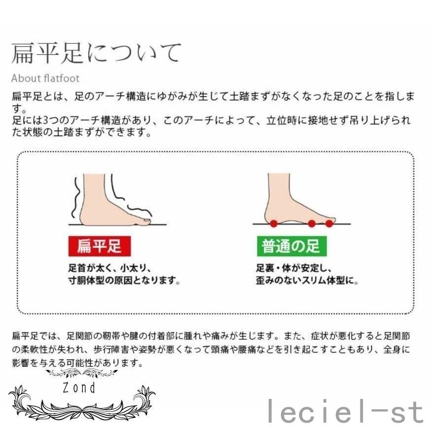 市場 インソール 中敷き O脚矯正 扁平足 アーチサポーター 土踏まずインソール