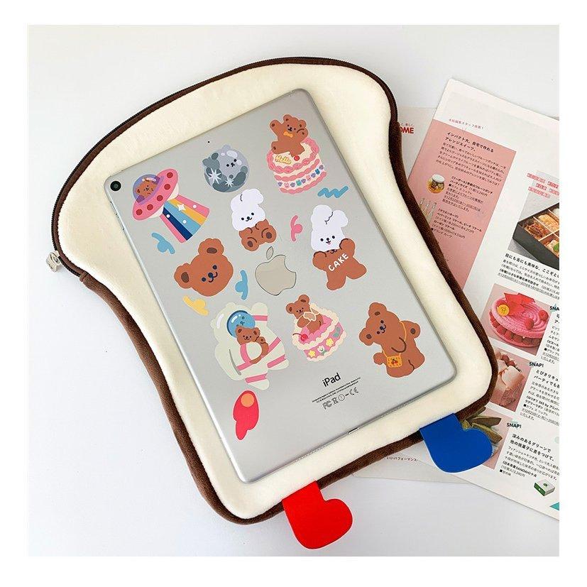Ipadケース ノートパソコンケース 食パン 白 ソフトケース Air Hiovcppo Leciel 通販 Yahoo ショッピング