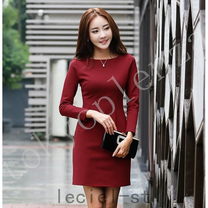 最新な 結婚式 フォーマルスーツ きれいめ ショット丈 タイト スーツワンピース レディース 新作 通勤ol お呼ばれ 春秋服 長袖 二次会 ドレス ワンピーススーツ サイズ M Www We Job Com