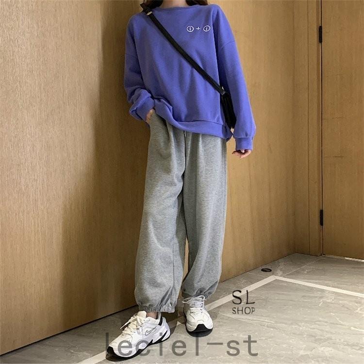 セットアップ レディース 上下セット スエット トレーナー ジャージパンツ 2点セット 裏起毛 カジュアル 部屋着 最新の激安
