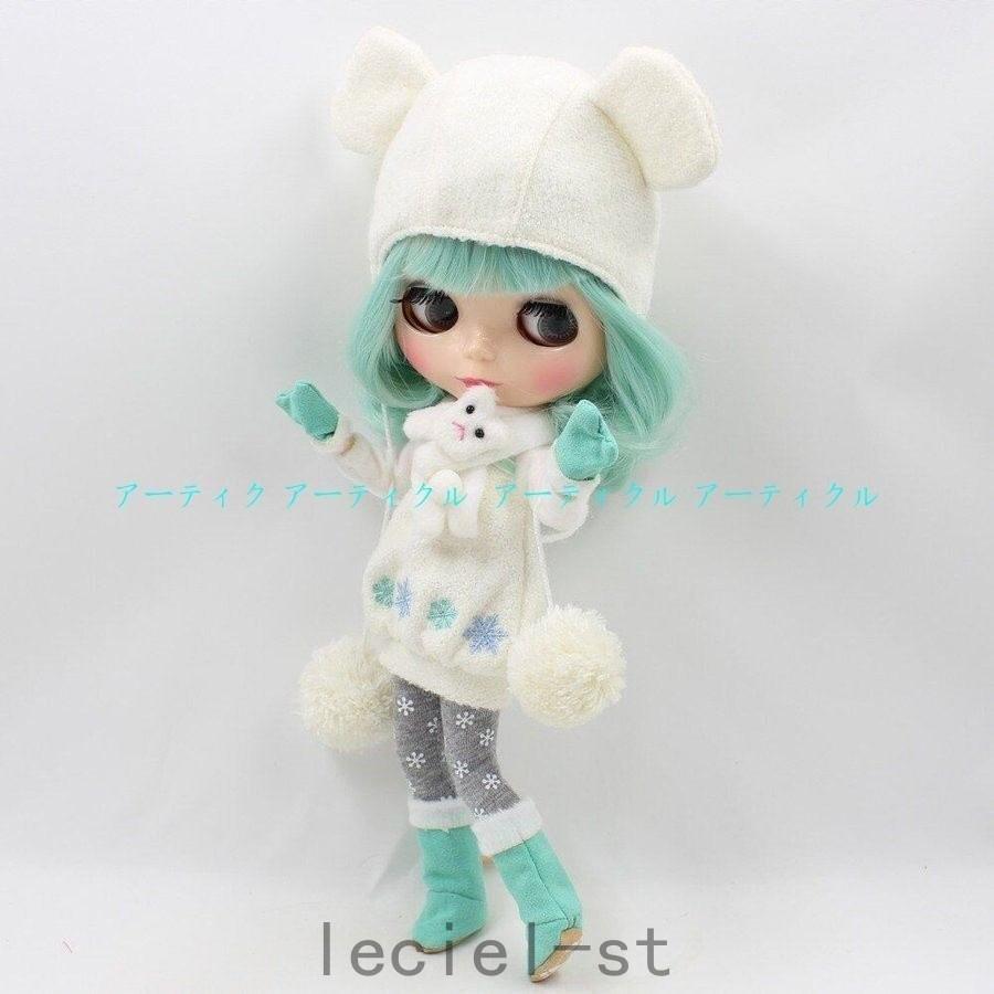 ドール衣装 人形服 5点セット 手袋 帽子 ブーツ トップス レギンス マフラー アイシードール ネオブライス カスタム ブライスドール BJD人形  おもちゃ :lec43-12905751:Leciel - 通販 - Yahoo!ショッピング