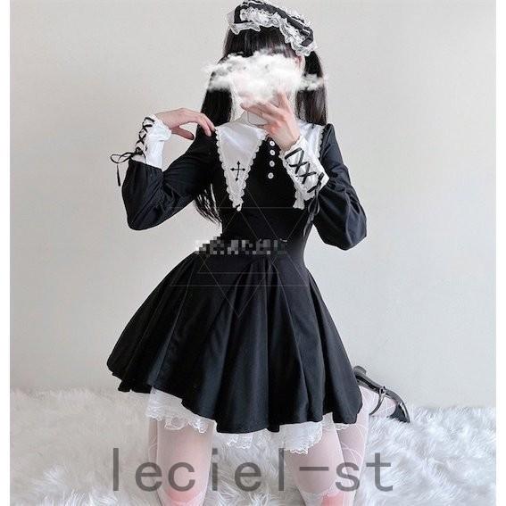 希望者のみラッピング無料 ゴスロリ ロリータ風 コスプレ 姫様 可愛い 女の子 ロリータ レディースワンピース ハロウィン衣装 メイド服 ゴシック クラシカル ミニ丈 ゴシック ロリータ服 サイズ フリー Www We Job Com