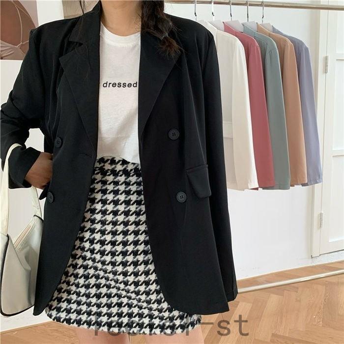 テーラードジャケット レディース スーツジャケット 無地 ゆったり 夏 おしゃれ 春 アウター カジュアル ジャケット スーツ 上着 通勤 代 30代 40代 以上節約