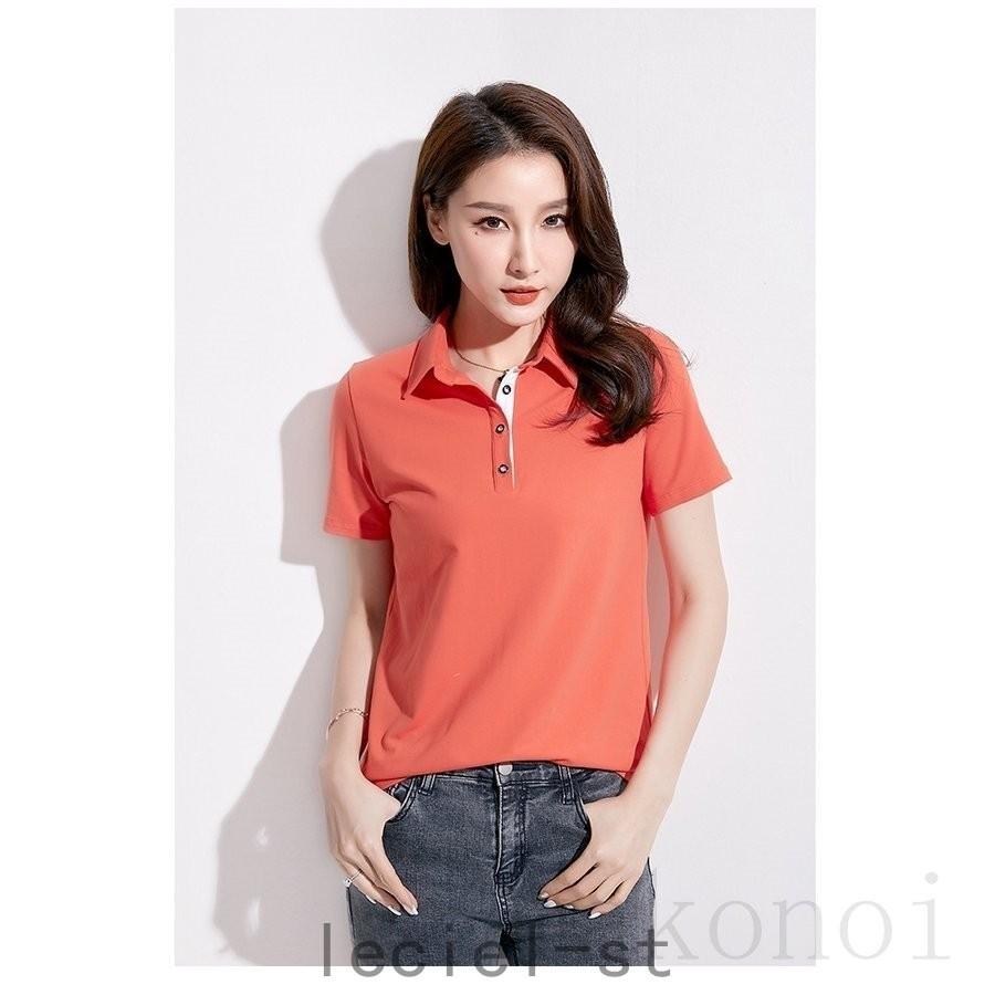 直営店に限定 ブラック 無地 綿 Tシャツ 大きいサイズ ゆったり 白 半袖 レディース ポロシャツ ホワイト 21 お中元 グレー 半袖 Www Fattoriabacio Com