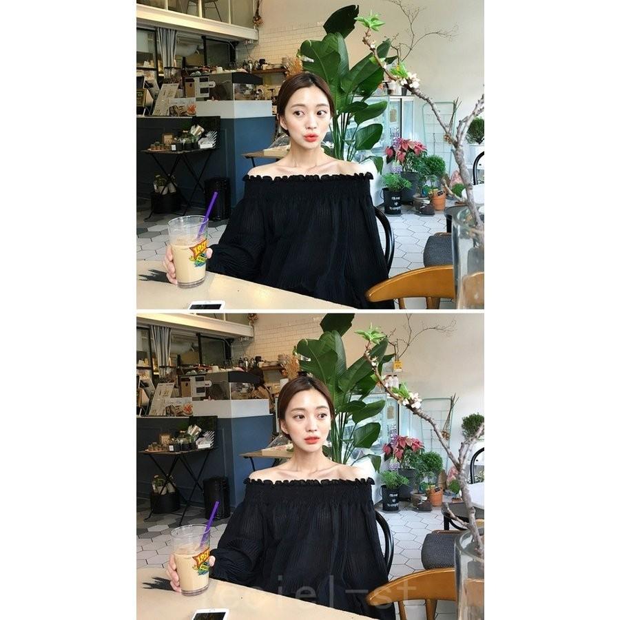 21新作オフショルダー オフショル カジュアル チュニック トップス ブラウス レディース 肩出し 買収 レディース