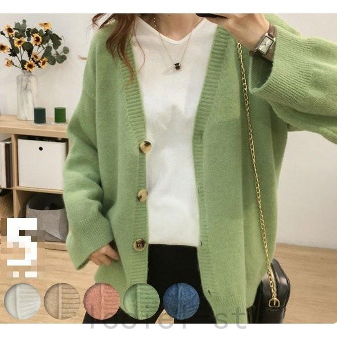 21新作カーディガン レディース 秋冬 厚手 ニット 長袖 ニットカーディガン 羽織 羽織もの ショート丈 Shi Halpylbo Leciel 通販 Yahoo ショッピング