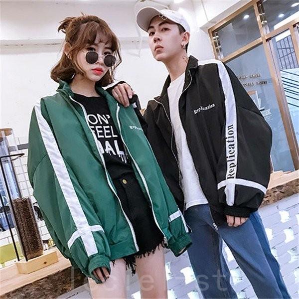 21新作韓国 原宿系 ファッション レディース 長袖 ウインドブレーカー ジャケット カラフル ダンス Llamaarchitects Co Uk