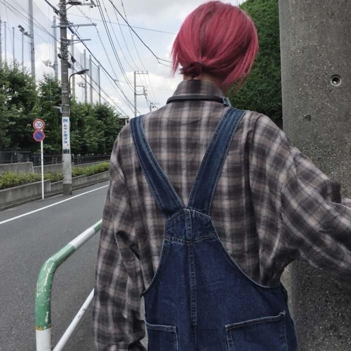 21新作ヴィンテージ感 オーバーオール デニム サロペット メンズ レディース お揃いコーデ 春 Shi Whitpmom Leciel 通販 Yahoo ショッピング