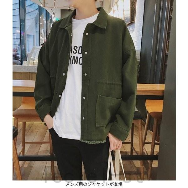 手数料安い ジャケット ジャケットメンズゆったり長袖カジュアル ジャケット メンズ ゆったり 長袖 カジュアル ドロップショルダー 男性用 アウター 春秋物 レトロ オシャレ ダメージ加工 着まわし Www Threeriversofs Com