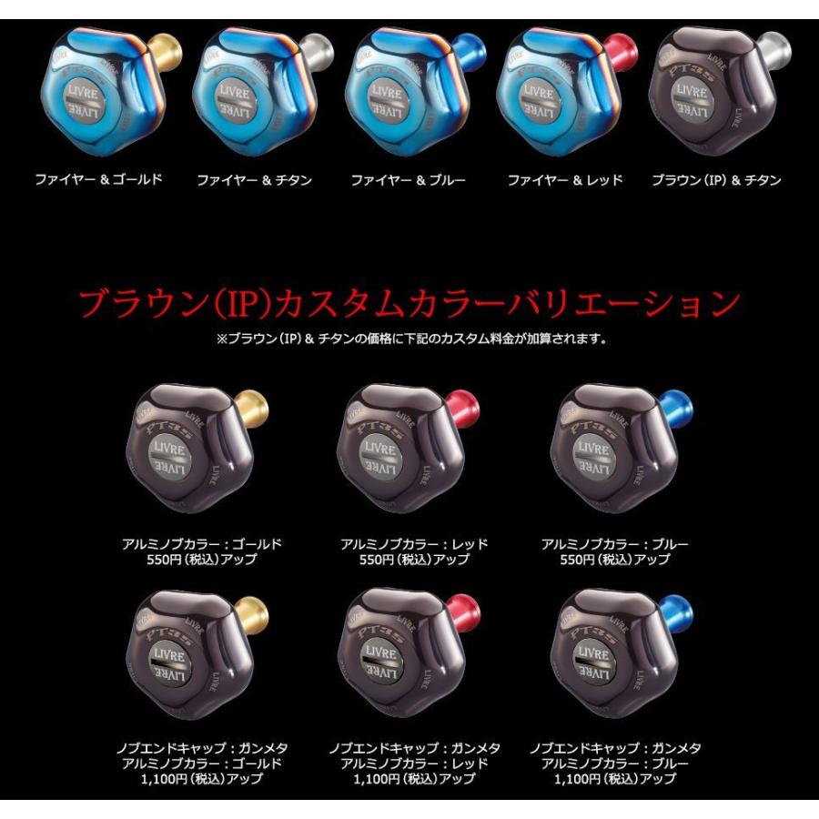 PT35 ブラウンIP Livre リブレハンドルノブ 1個 ブラウンIP PT35 ブラウンIP Livre リブレハンドルノブ 1個 ブラウンIP